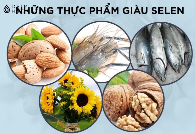 Selen giảm mỡ có trong rất nhiều các loại thực phẩm