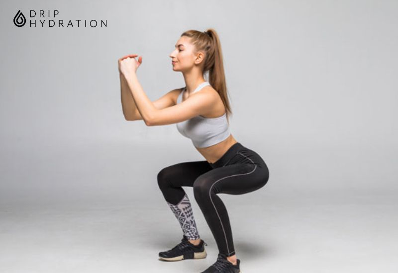 Những bài tập squat giảm cân là cách hiệu quả để giúp bạn sở hữu vòng eo thon gọn