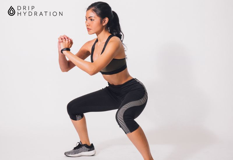 Tập những bài tập squat giảm mỡ bụng có được không?