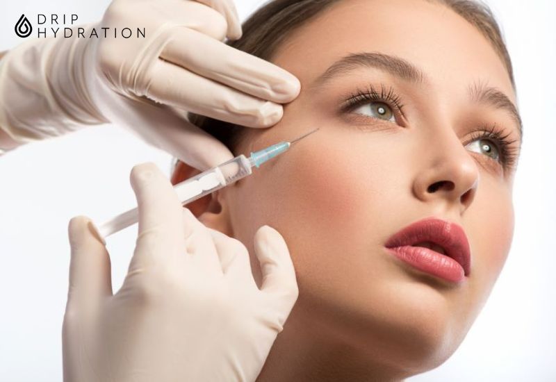 tiêm botox xoá nhăn mắt