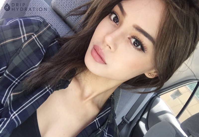 Lily Maymac là người đẹp sở hữu dáng môi tều được nhiều người ngưỡng mộ, bắt chước