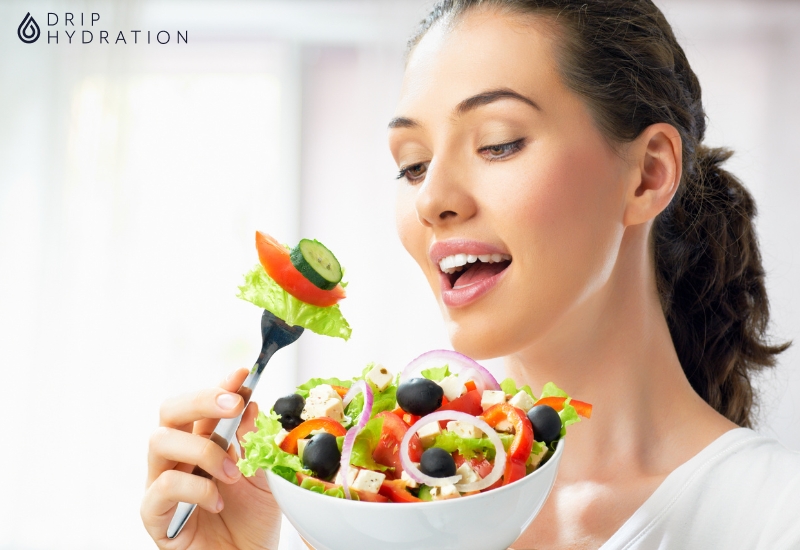Chế độ ăn uống cân bằng là một cách giảm bớt lo âu bền vững