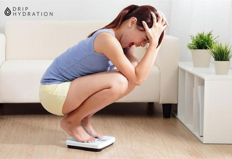 người mệt mỏi tăng cân