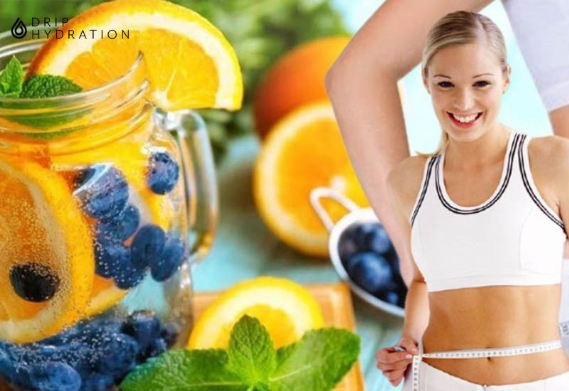 giảm cân sau sinh bằng detox