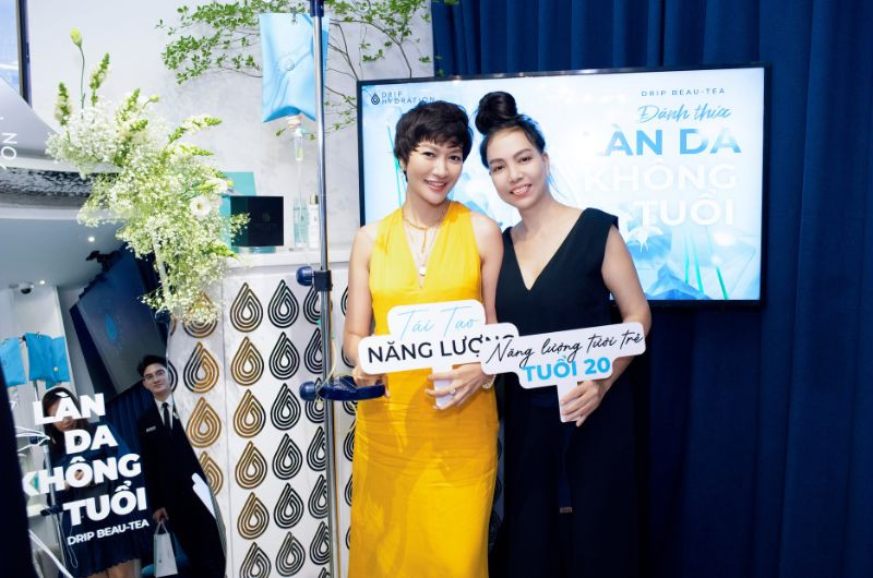 Chị Pi Nhung là khách hàng VIP tại sự kiện Drip Beau-Tea
