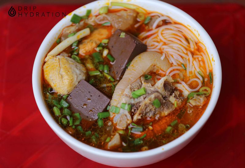 bún bò bao nhiêu calo 