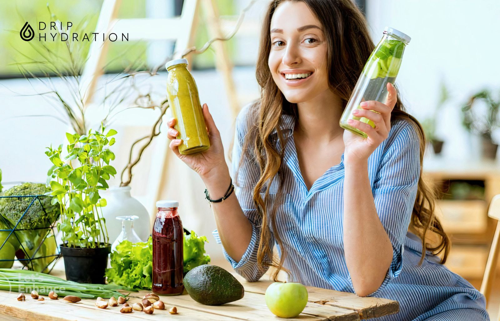 Nước ép detox thải độc gan còn giúp duy trì sức khỏe làn da