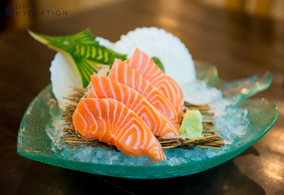 Sashimi cá hồi giàu protein giảm cân và dễ chế biến 