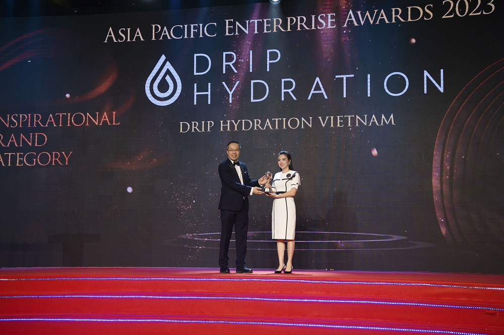 Drip Hydration Việt Nam: Thương hiệu truyền cảm hứng Châu Á APEA 2023