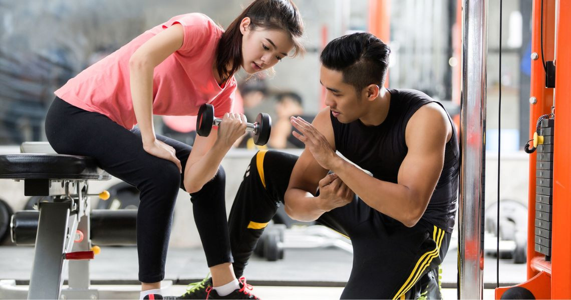 Các bài tập gym giảm cân cho nữ