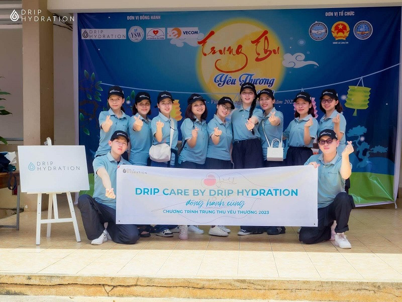 Phòng khám Drip Hydration trao “Trung thu yêu thương” cho trẻ em Bà Rịa - Vũng Tàu